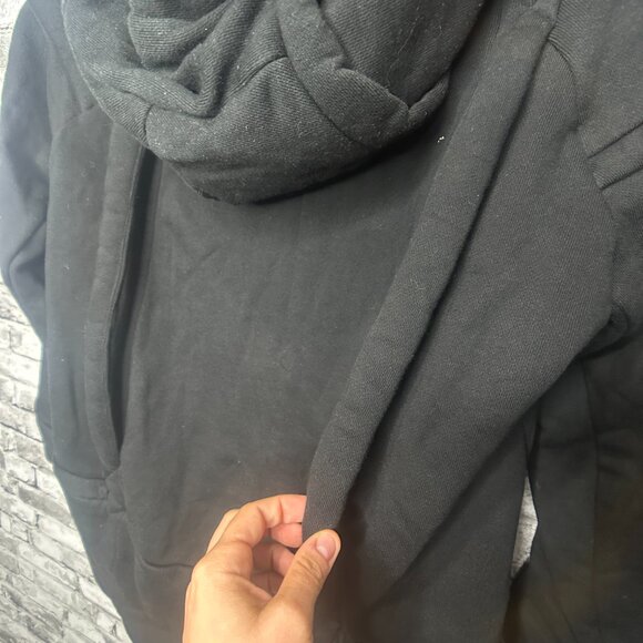 EUC JNBY Black Zip Up Hoodie Size Large (100% Cotton) - Picture 7 of 16